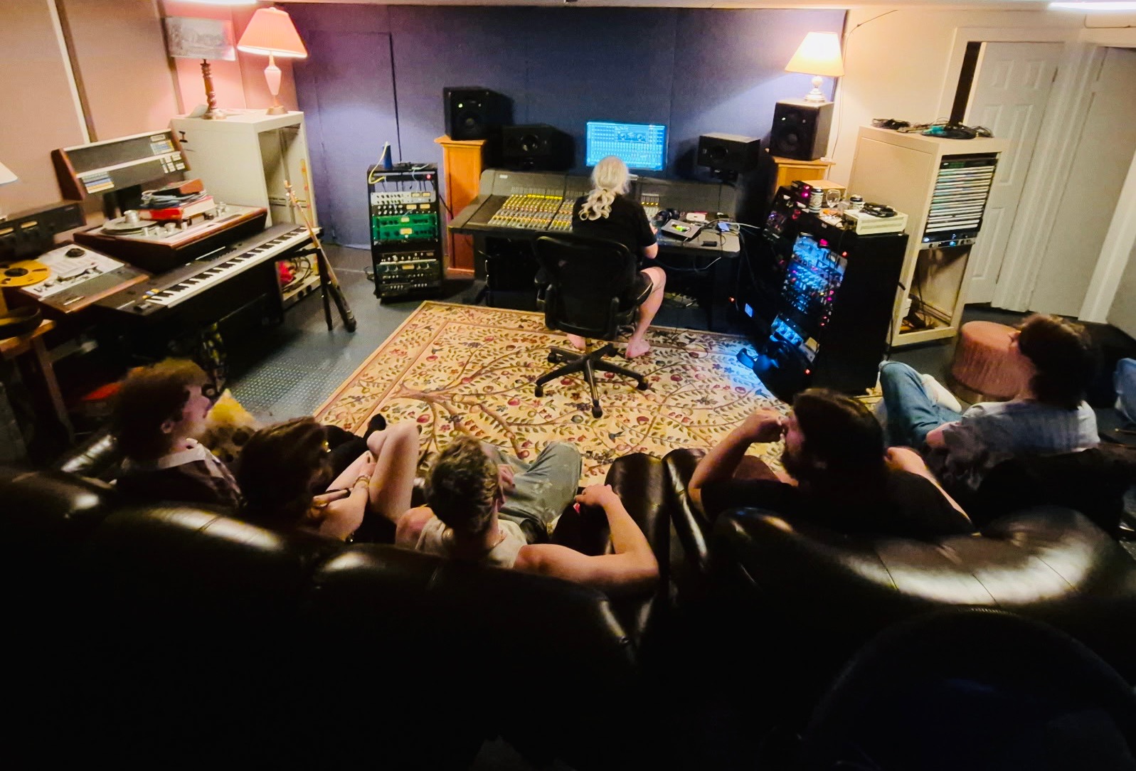 The mixing suite and control room at Archangel Studios in St. Michael's, Newfoundland.